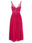 Elisabetta Franchi Tulle Bustier Dress