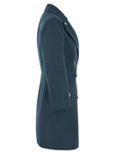Elisabetta Franchi Robe Manteau In Textured Fabric