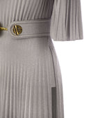 Elisabetta Franchi One Shoulder Red Carpet Dress In Lurex Jersey