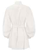 Elisabetta Franchi Cotton Poplin Shirt Minidress
