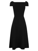 Fabiana Filippi Midi Dress With Straight Neckline