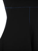 فستان مارني قصير من القماش المطاطي