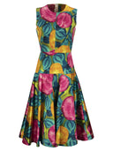 Marni Lemonade Sleeveless Midi Dress