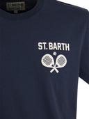 Mc2 Saint Barth Cotton T Shirt With St Barth Print