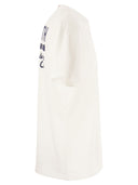 Maglietta MC2 Saint Barth Cotton con stampa padel club