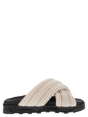 Fabiana Filippi Sandal With Merino Wool Bands