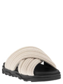 Fabiana Filippi Sandal With Merino Wool Bands