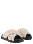 Fabiana Filippi Sandal With Merino Wool Bands