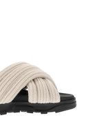 Fabiana Filippi Sandal With Merino Wool Bands
