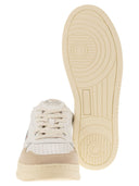 Autry Medalist Low Leather And Suede Sneakers