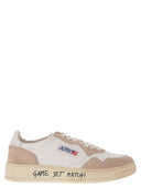 Autry Medalist Low Leather And Suede Sneakers