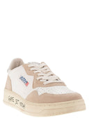 Autry Medalist Low Leather And Suede Sneakers