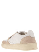 Autry Medalist Low Leather And Suede Sneakers