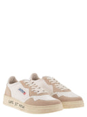 Autry Medalist Low Leather And Suede Sneakers