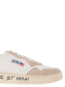 Autry Medalist Low Leather And Suede Sneakers