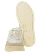 Autry Medalist Low Leather And Suede Sneakers