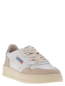 Autry Medalist Low Leather And Suede Sneakers