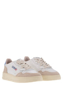 Autry Medalist Low Leather And Suede Sneakers