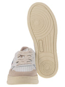 Autry Medalist Low Leather And Suede Sneakers