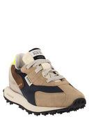Run Of Barrio M Sneakers Suede, Canvas And Leather