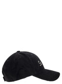 Mc2 Saint Barth Corduroy Baseball Cap With Embroidery