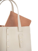 Talto in pelle Fabiana Filippi e bordata per borchie