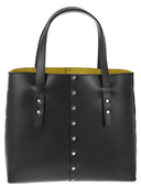 Talto in pelle Fabiana Filippi e bordata per borchie