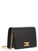 Elisabetta Franchi Shoulder Bag With Gold Swivel Logo