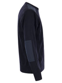 상징적 인 배지가있는 Paul & Shark Wool Crew Neck