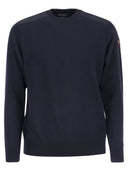 Paul & Shark Bretagne Wool Crew Neck con distintivo iconico