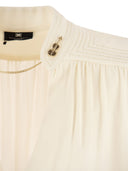 Elisabetta Franchi Viscose Shirt With Long Cuffs