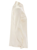 Elisabetta Franchi Straight Silk Satin Shirt