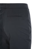 Pt Pantaloni Torino Frida Cotton And Silk Trousers With Pleat