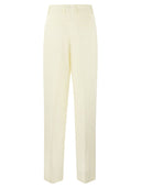 Pt Pantaloni Torino Gabrielle Viscose And Linen Trousers