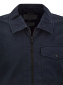 Giacca per camicia tinta di abbigliamento di Woolrich in cotone puro