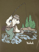 Woolrich Pure Cotton T Shirt With Illustration