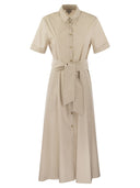 Woolrich Pure Cotton Poplin Chemisier Dress