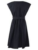 Woolrich Short Dress In Pure Cotton Poplin