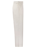 Pantaloni a pieghe di cotone di Woolrich