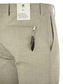 Pt Pantaloni Torino Dieci Virgin Wool Trousers