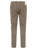 Pt pantaloni torino superslimbroek in katoen en zijde