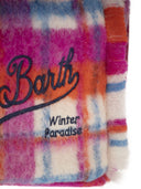 MC2 Saint Barth Wooly Colette Hand Bags con franjas y patrón de tartán