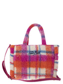 MC2 Saint Barth Wooly Colette Hand Bags con franjas y patrón de tartán