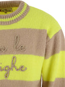 Mc2 Saint Barth Brushed Crew Neck Jumper With Lettering