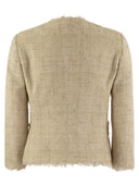 Tagliatore Dharma Papyrus Effect Jacket