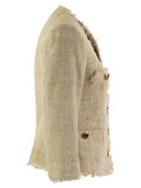 Tagliatore Dharma Papyrus Effect Jacket