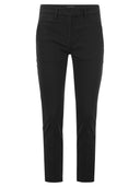 Dondup Perfect Slim Fit Pants In Modal And Cotton