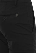 Dondup Perfect Slim Fit Pants In Modal And Cotton