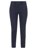 Dondup Perfect Slim Fit Cotton Gabardine Trousers