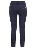 Dondup Perfect Slim Fit Cotton Gabardine Trousers